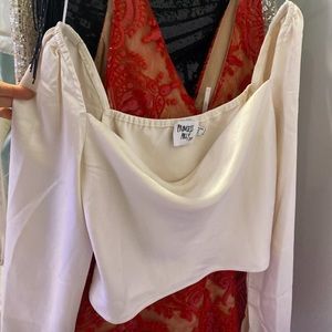 Princess Polly Satin Crop Top